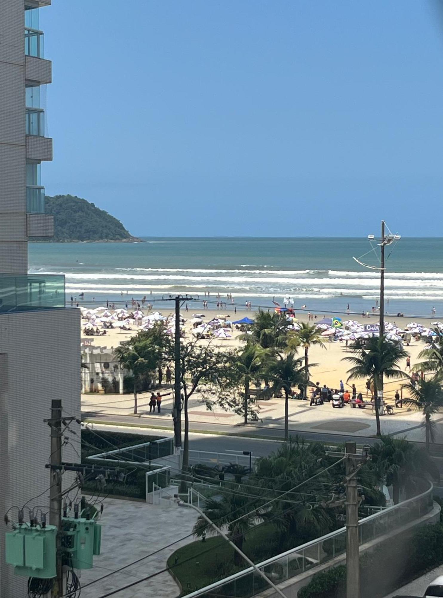 Apartamento Vista Para Praia Praia Grande  Ngoại thất bức ảnh