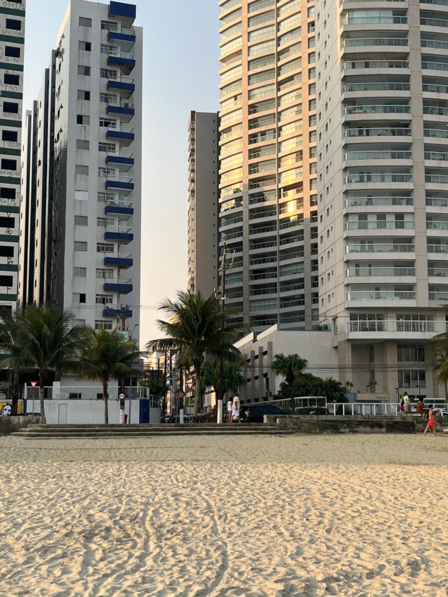 Apartamento Vista Para Praia Praia Grande  Ngoại thất bức ảnh